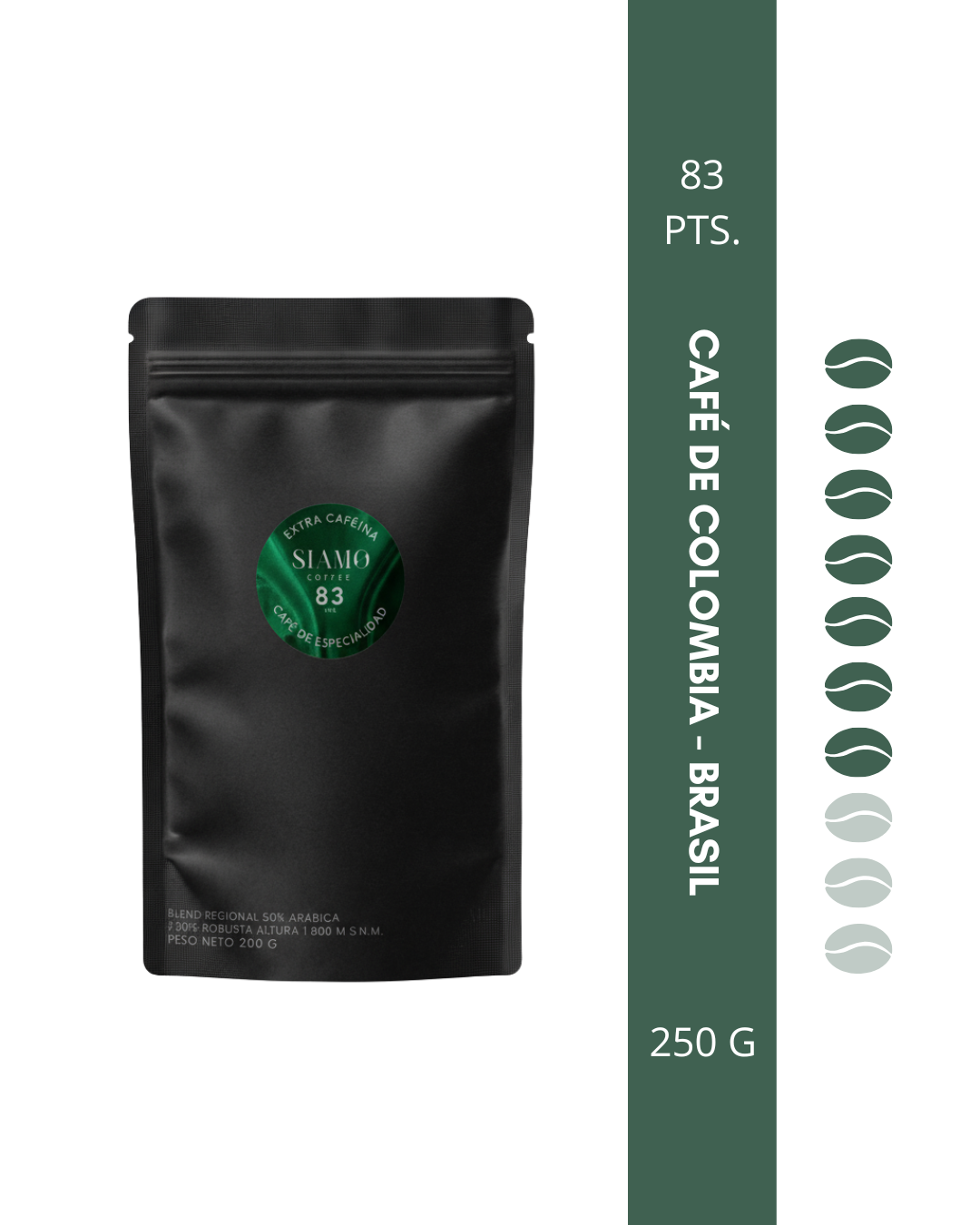 Siamo Café – Vol. 3 Café de Colombia y Brasil 250 g